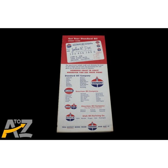 Vintage Standard Oil Company Oklahoma Pocket Travel Road Map - Picture 3 of 11